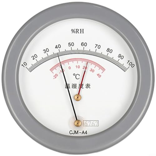 Quiclume Termometro igrometro per capelli, da -20 a 40 °C, senza Quiclume | Igrometro per capelli -20-40°C, 10-100% RH. Senza da parete/tavolo. 12,2 x 3 cm.