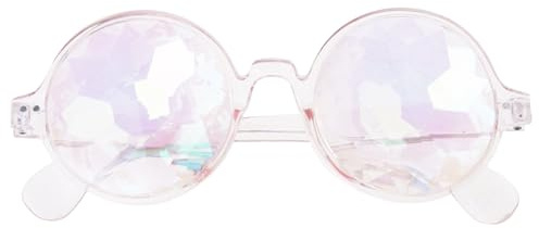 HGENAHGTF Prismenbrechungsbrille Kaleidoskop | Brille Rave Sonnenbrille Festivals Brille Brechung Damen Herren Geschenk