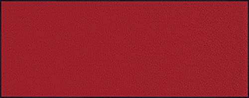 wash+dry Fußmatte, scarlet 75x190 cm, innen und außen, waschbar, rot