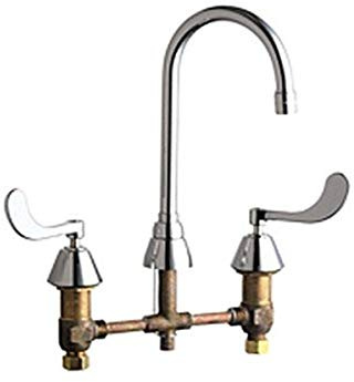 Chicago 786-E3ABCP Sink Faucet, Brass