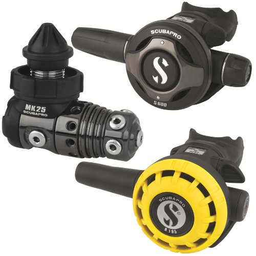SCUBAPRO Atemregler MK 25 AF DIN / S600 Black Tech + Octopus R19