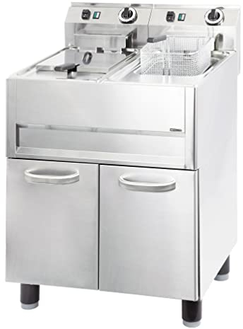 Casselin CFP132 - Friteuse électrique sur pieds 2 x 13 litres