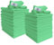 DCS Microfibre Cleaning Cloth, Green, Pack of 20, Large Size: 40x40cm. Super Soft Premium Streak Free Washable Cloth Duster for Kitchen, Bathrooms, Surfaces, Mirrors, Car, Motorbike