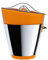 Viceversa 16622 Tix Spremiagrumi Elettrico, Arancio