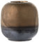 Bloomingville Vase, bronzefarben, Keramik, Blau