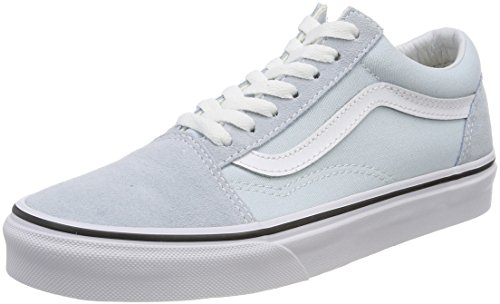 Vans Damen Old Skool Sneaker, Blau (Baby Blue/True White Q6k), 43 EU
