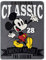Disney Mickey Mouse A Classic Micro Raschel Überwurfdecke, Polyester, Mehrfarbig/Sortiert, 46 x 60