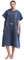 Hiturbo Changing Robe Towel Poncho Surf Short Sleeve Bath Robe with hooded