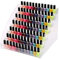 Liummrcy 7 Tiers Clear Nail Polish Display Rack Stand Holder,Acrylic Nail Polish Organiser Storage Rack Shelf Holds,Makeup Holder,Nail Varnish Storage,Essential Oil Paints Ink Holder for Bottles