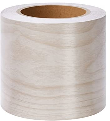Guest Ruyunlai Tapetenbordüre selbstklebend Vinyl Sockelleiste Dekorative Bordüre Selbstklebende Home Bordüre selbstklebend für Küche für Badezimmer Wohnzimmer weißer Ahorn 30cm X 500cm