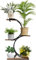 CHPHI 4 Etagen Pflanzenständer für Innenbereich, platzsparendes Blumentopfregal aus Schmiedemetall, gestuftes Design, ideal für Wohnzimmer, Terrasse, Balkon. Perfekt für Pflanzgefäße und Blumentöpfe