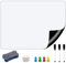 Magnetisches Whiteboard Folie, 60X100 CM Selbstklebende Weißwandtafel Folie Wiederbeschreibbar Magnetisches Whiteboard Sticker DIY Whiteboardfolie Kreidetafel Wandaufkleber für Büro Schule Zuhause