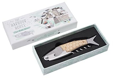 CGB Giftware | Fish 3 in 1 Bottle Opener | Corkscrew Cap Foil Cutter | Drink Barware | Gift Box | Gift for Home | The Harbour House | GB06836