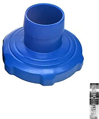 Poolschlauch Adapter Aufstellpool Skimmer Adapter Intex Pool Schlauchadapter mit Edelstahl Schlauchschelle Pool Ersatzteile für Oberirdischer Pool Aufblasbarer Pool (Adapter*1)
