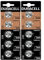 10X Duracell CR 2025 With Lithium (2 Blister Packs Of 5 Batteries) 10 Batteries