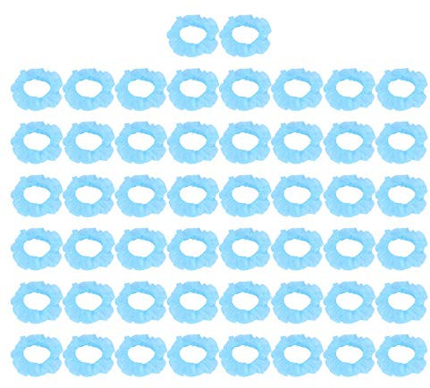 DRYIC Toilet Seat Cushion,Disposable Toilet Pads Travel Seat Cushion 50Pcs Disposable Toilet Cover Non Woven Toilet Cover Portable Toilet Covers for Adults/Blue