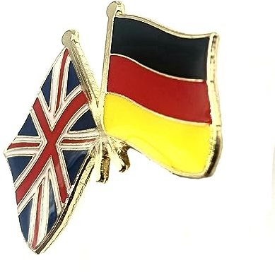 Insignia de bandera de Reino Unido de Alemania, bandera de Reino Unido, bandera de Reino Unido, Metal