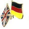 Insignia de bandera de Reino Unido de Alemania, bandera de Reino Unido, bandera de Reino Unido, Metal