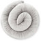 Bebeloo Seitenschläferkissen Körperkissen Pregnancy Pillow Bettkissen Bettschlange Nackenrolle Schlafkissen Stillkissen Bettumrandung Zugluftstopper (Grau, 210 cm)