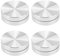 AHANDMAKER 4 ruote in ceramica da 29,5 mm, per trimm, stabilizzatore, piastra girevole in alluminio, ripiano da tavolo, per supporto, argilla, cottura, torte, piatti girevoli e strumenti in argilla