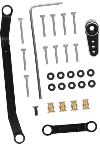 HONMEET 1satz Axial Metall Lenkstangen-kit Für Rc-Crawler Steuerstangen Servohalter Stylish Optimiert Für Präzise Steuerung Und Verbesserte Leistung Im Modellbau