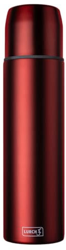 urch Insulated Flask/Thermal Bottle for Hot and Cold Drinks Made of Double-Walled Stainless Steel with Cup 0.75 L Rose Hip Red
