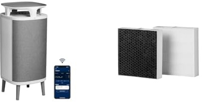 BLUEAIR 5440i Smart DustMagnet, Luftreiniger für große Räume & 1 Pack Original 5440i Ersatzfilter