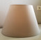 Lampenschirm oval Laura in Taupe Look mit Struktur für Sockel E27/E14(adapter) Tisch/Stehlampen