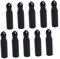 Cabilock 10st Weinkappe Maschine Sirup Sprite Flaschenausgussabdeckungen Soda Pumpe Ausläufe Elektrisches Getränk Ölspray Tülle Wasserhahn Scrunchies Mit Getränkedeckel Spender Black Gummi