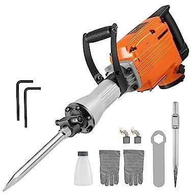 1400W 1500W 3600W Demolizione Martinetti Multifunzionale Martello Martello Demolitore Calcestruzzo Martello Elettrico Strumento Trapano a Percussione Per l'uso domestico quotidiano(1500W)