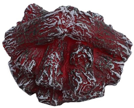 Aoaoy Lumière LED Artificielle électronique sans Flamme, Veilleuse LED Imitation Feu de Camp, Lampe de Cheminée 3D au Charbon de Bois pour Halloween, Noël, Festival, Décoration