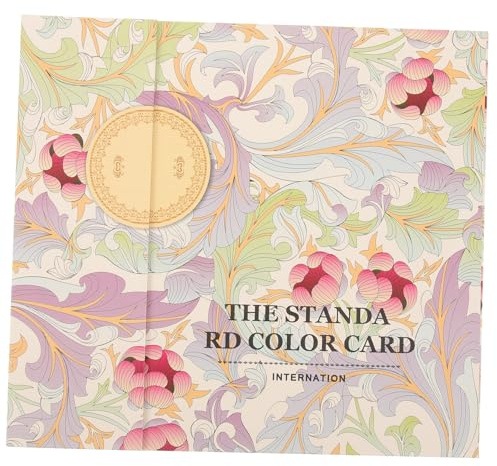 Baluue Color Nail Polish Sample Card Display Book for Salon Manicure Color Chart Gel Polish Showing Board White Cover Professional Nail Art Organizer