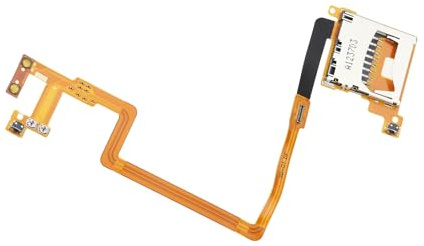 EMSea Memory Card Slot L/R Buttons Shoulder Buttons Flex Cable Compatible with Nintendo DSi SD Card Tray