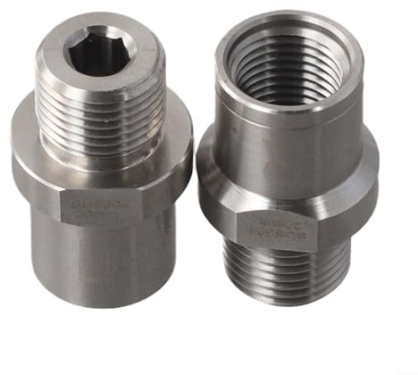 Fahrradpedaladapter, 304 Edelstahl, verbindet 1/2-Zoll-Pedale mit 9/16-Zoll-Kurbeln mit 20-mm-Verlängerung für Rennrad- und Mountainbike-Komponenten