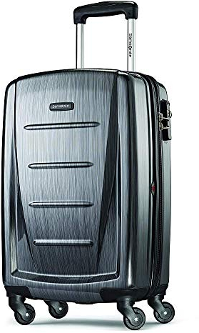 Samsonite Winfield 2 Hartschalengepäck für Erwachsene, Unisex, mit Spinnrollen, Dunkelgrau, Carry-On 20-Inch, Winfield 2 Hartschalengepäck mit Spinnrollen