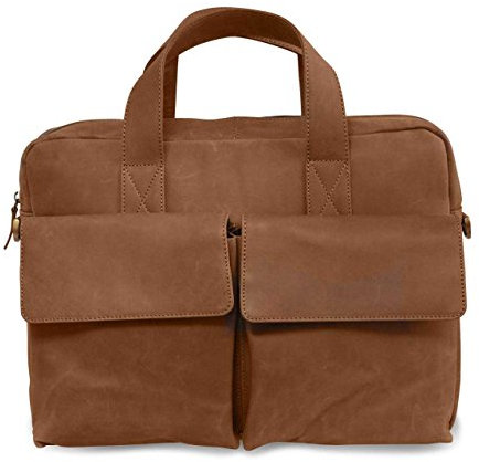 STILORD Umhängetasche Laptoptasche Lehrertasche für Notebook bis 15,6 Zoll Büffel Leder braun