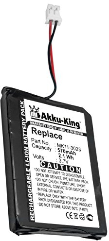 Akku-King Akku kompatibel mit Sony Playstation 3 Wireless QWERTY Keypad, PS3 Wireless QWERTY Tastatur - ersetzt MK11-3023 - Li-Ion 570mAh