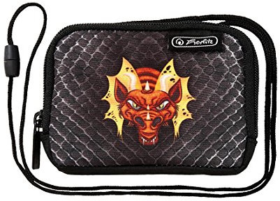 Herlitz Kinder Brustbeutel/Geldbörse/Geldbeutel/Drache