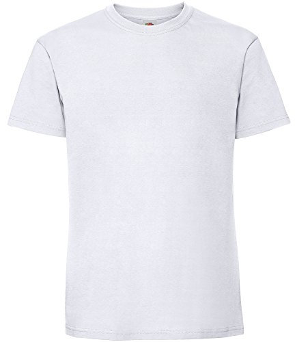 Fruit of the Loom Mens Ringspun Premium Tshirt (5XL UK) (White)
