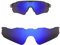 HiCycle2 FOOUS Spiegel Polarisiert Ersatz-Brillengläser für Oakley Radar EV Path Sonnenbrille (Blau)