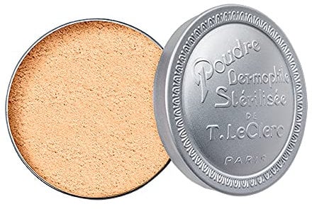 T. LeClerc – Loses Puder 25g – Aprikose - Mineral Puder mit Reispuder für das Gesicht – Mattierendes Loose Powder mit langem Halt, für alle Hauttypen – Vegane Formel
