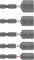 Bosch ITNSV105 5 tlg. Schlagzähigkeit 1-7/8 Zoll Nutsetter Set