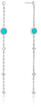 Ania Haie Damen-Ohrhänger Turquoise Drop Earrings 925er Silber Türkis One Size 88045696