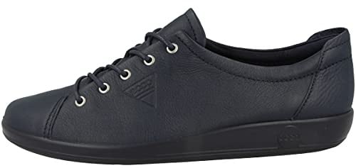 ECCO Damen Soft 2.0 Hohe Sneaker Trainer, Marine, 43 EU