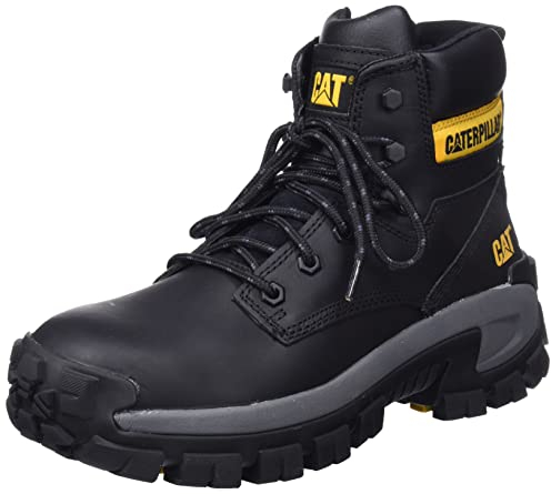 CAT Footwear Herren Invader HI ST SB E FO HRO SRA Sicherheitsstiefel, Black, 44 EU