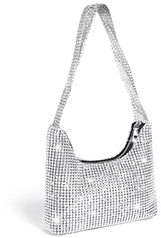 OSDUE Strass Clutch Geldbörsen, Clutch Damen, Glitzer Abendtasche, Kristall Clutch Schultertaschen für Hochzeit Party Freizeit Date
