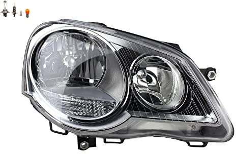 Johns, Scheinwerfer passend für VW Polo 02 9N 04/05-01/12 rechts + Leuchtmittel