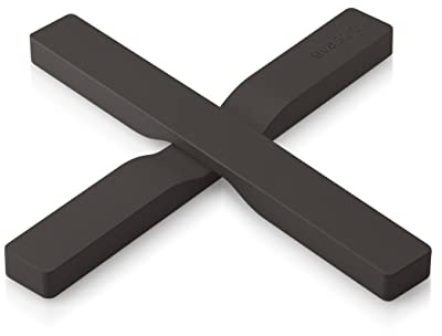 EVA SOLO | 2 Magnetischer Untersetzer |Kann über Kreuz gelegt und für Zwei Auflaufformen geteilt Werden | Chocolate