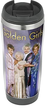 Profiles The Golden Girls- Travel Mug, Thermal Insulated Cup for Hot and Cold Beverages Drinks