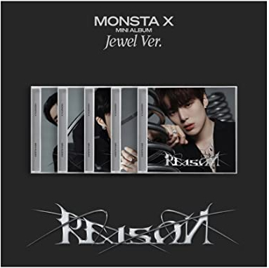 MONSTA X - REASON [Jewel ver.] 12th Mini Album+Store Gift (Random ver.)